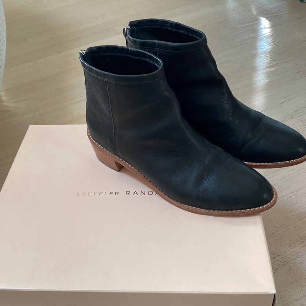 Loeffler Randall black booties